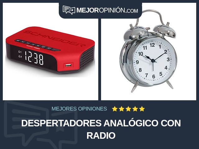 Despertadores Analógico Con radio