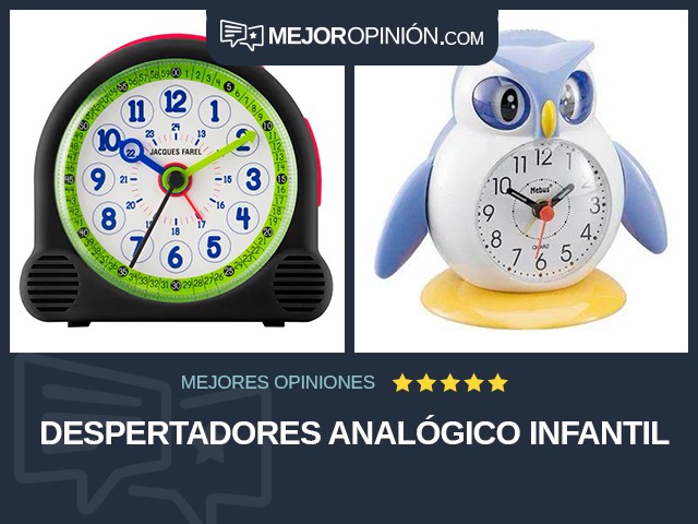 Despertadores Analógico Infantil