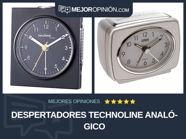 Despertadores TechnoLine Analógico