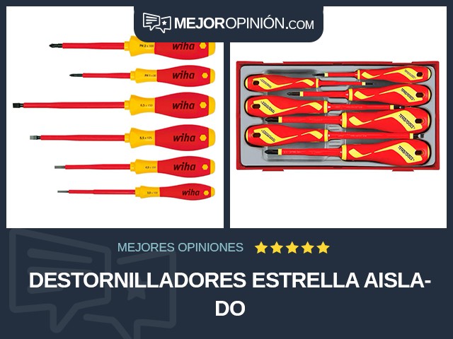 Destornilladores Estrella Aislado