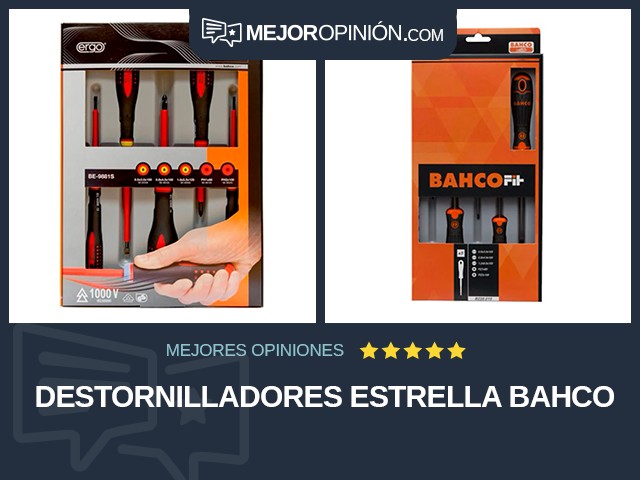 Destornilladores Estrella Bahco