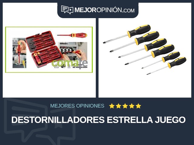 Destornilladores Estrella Juego