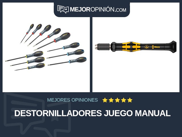 Destornilladores Juego Manual