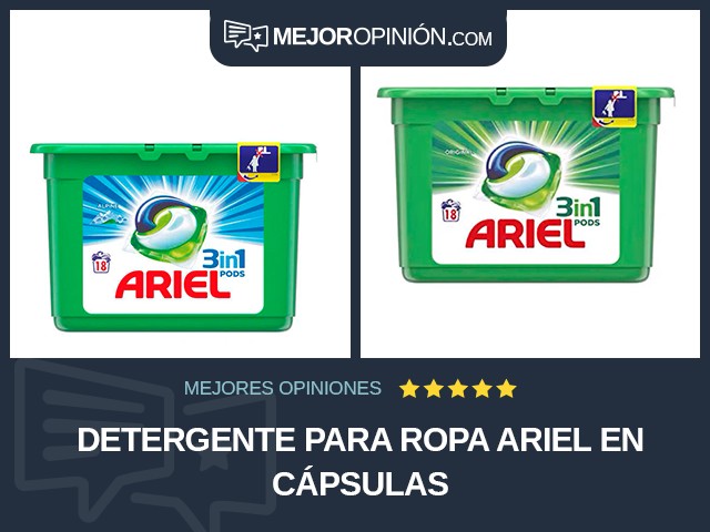 Detergente para ropa Ariel En cápsulas