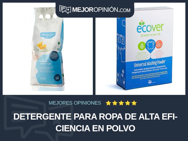 Detergente para ropa De alta eficiencia En polvo