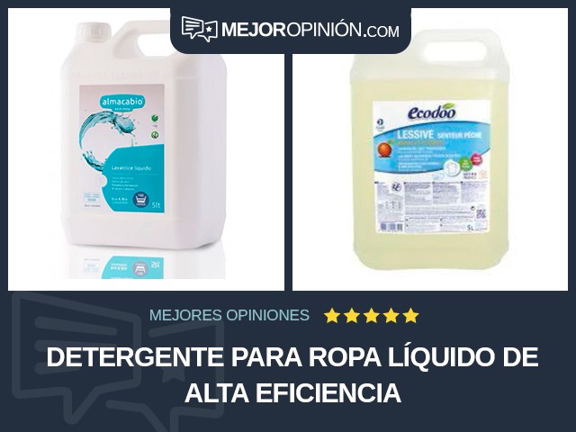 Detergente para ropa Líquido De alta eficiencia