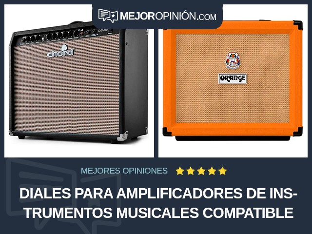 Diales para amplificadores de instrumentos musicales Compatible con pedal