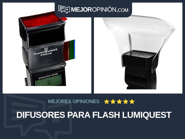 Difusores para flash LumiQuest