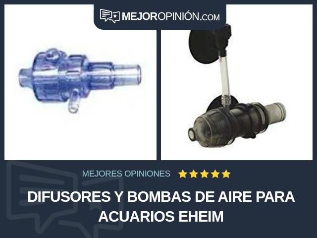 Difusores y bombas de aire para acuarios EHEIM