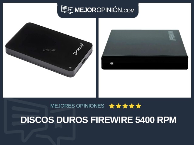 Discos duros FireWire 5400 rpm