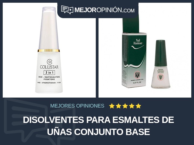 Disolventes para esmaltes de uñas Conjunto Base