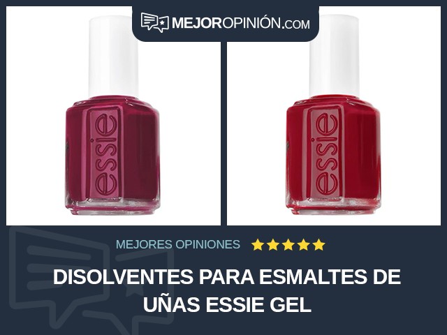 Disolventes para esmaltes de uñas essie Gel