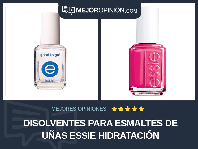 Disolventes para esmaltes de uñas essie Hidratación