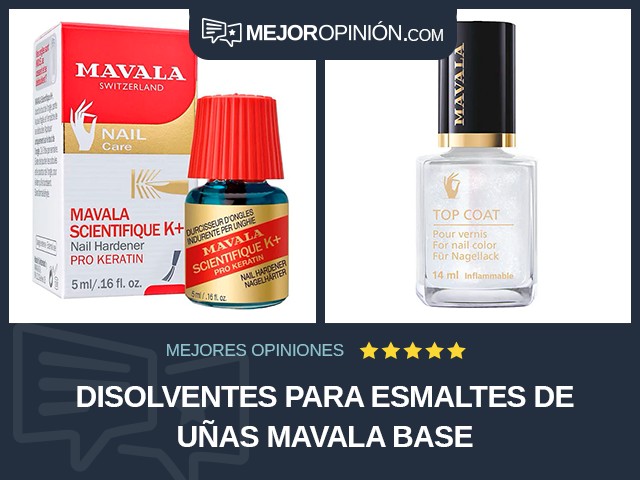 Disolventes para esmaltes de uñas MAVALA Base