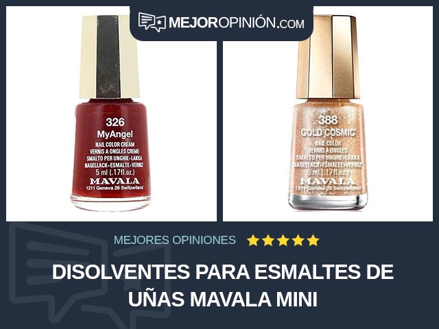 Disolventes para esmaltes de uñas MAVALA Mini