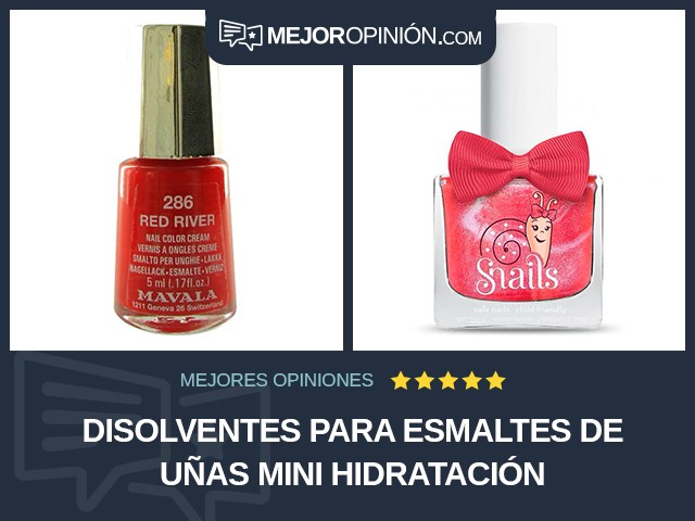 Disolventes para esmaltes de uñas Mini Hidratación