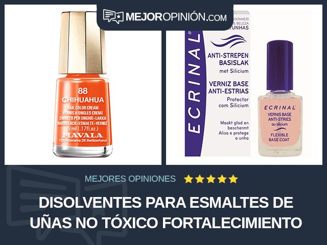 Disolventes para esmaltes de uñas No tóxico Fortalecimiento