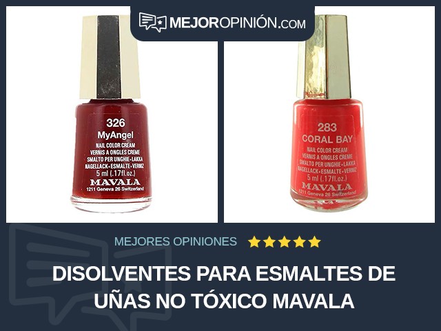 Disolventes para esmaltes de uñas No tóxico MAVALA