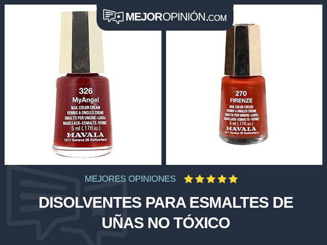 Disolventes para esmaltes de uñas No tóxico