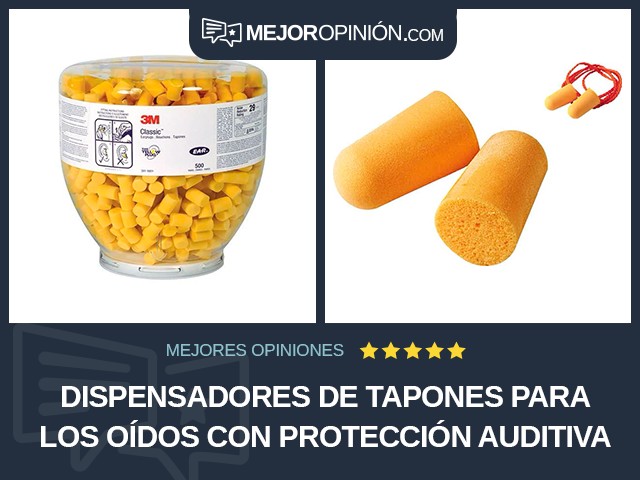 Dispensadores de tapones para los oídos Con protección auditiva 3M