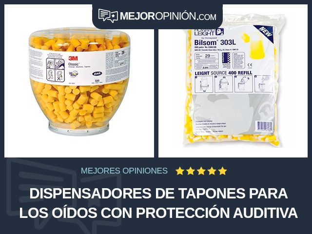 Dispensadores de tapones para los oídos Con protección auditiva