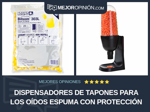 Dispensadores de tapones para los oídos Espuma Con protección auditiva