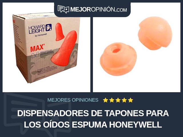 Dispensadores de tapones para los oídos Espuma Honeywell