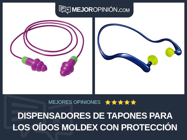 Dispensadores de tapones para los oídos Moldex Con protección auditiva