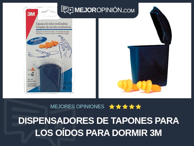 Dispensadores de tapones para los oídos Para dormir 3M