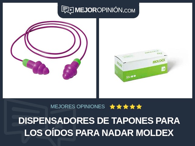 Dispensadores de tapones para los oídos Para nadar Moldex