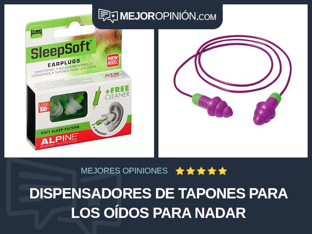 Dispensadores de tapones para los oídos Para nadar