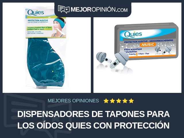 Dispensadores de tapones para los oídos Quies Con protección auditiva