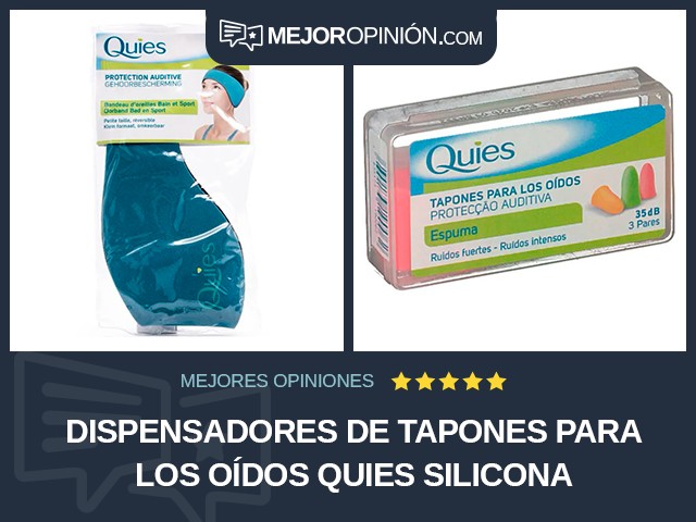 Dispensadores de tapones para los oídos Quies Silicona