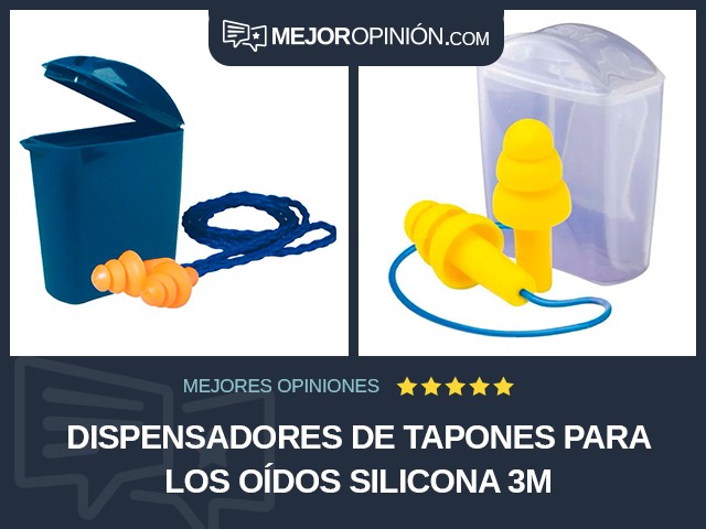 Dispensadores de tapones para los oídos Silicona 3M