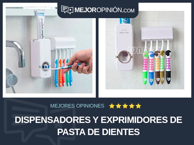 Dispensadores y exprimidores de pasta de dientes