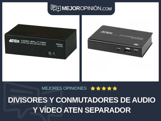 Divisores y conmutadores de audio y vídeo ATEN Separador