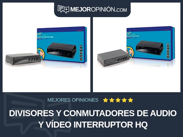 Divisores y conmutadores de audio y vídeo Interruptor HQ