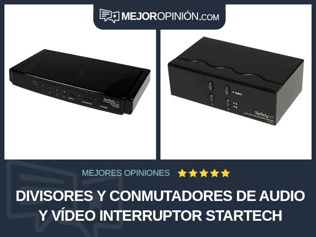 Divisores y conmutadores de audio y vídeo Interruptor StarTech