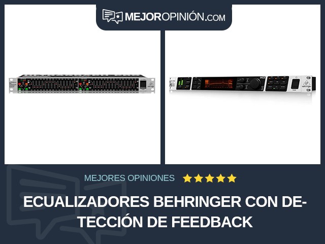 Ecualizadores BEHRINGER Con detección de feedback