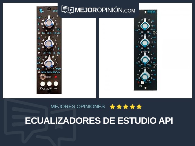 Ecualizadores De estudio API