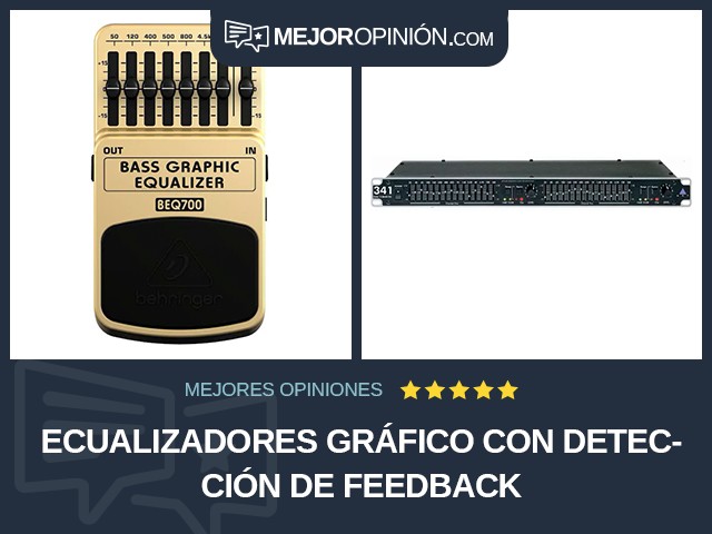 Ecualizadores Gráfico Con detección de feedback