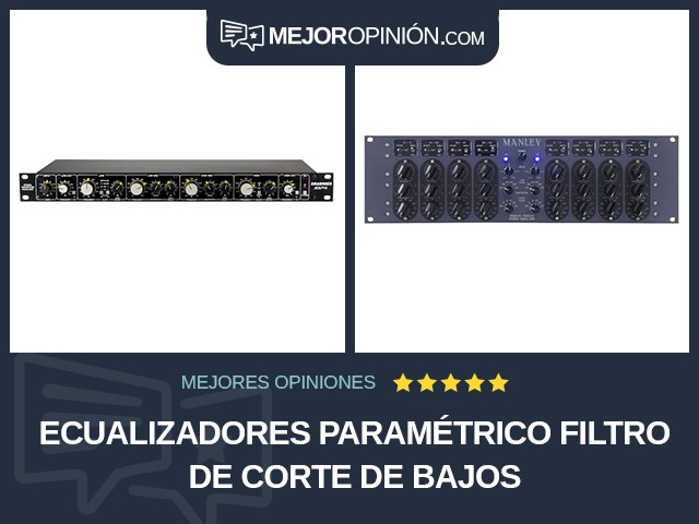 Ecualizadores Paramétrico Filtro de corte de bajos