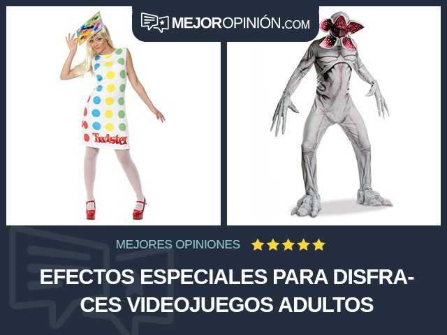 Efectos especiales para disfraces Videojuegos Adultos