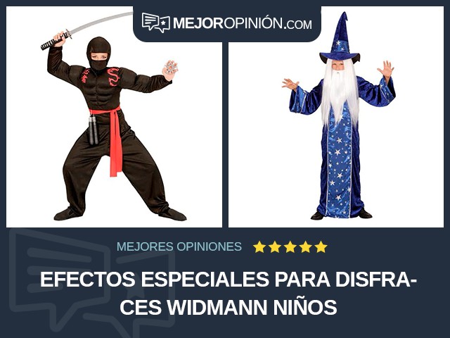 Efectos especiales para disfraces Widmann Niños