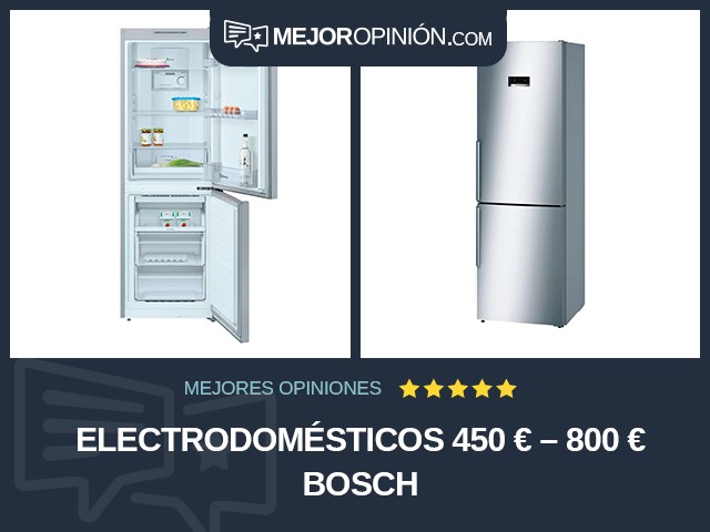 Electrodomésticos 450 € – 800 € Bosch