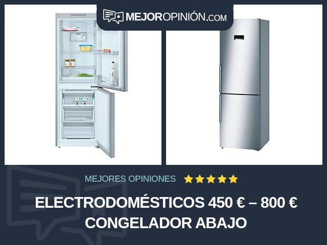 Electrodomésticos 450 € – 800 € Congelador abajo