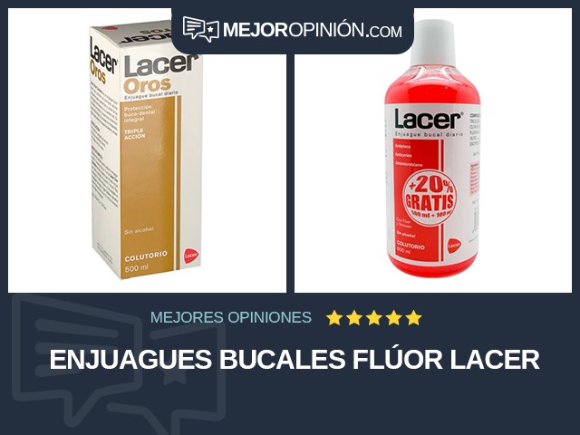 Enjuagues bucales Flúor Lacer