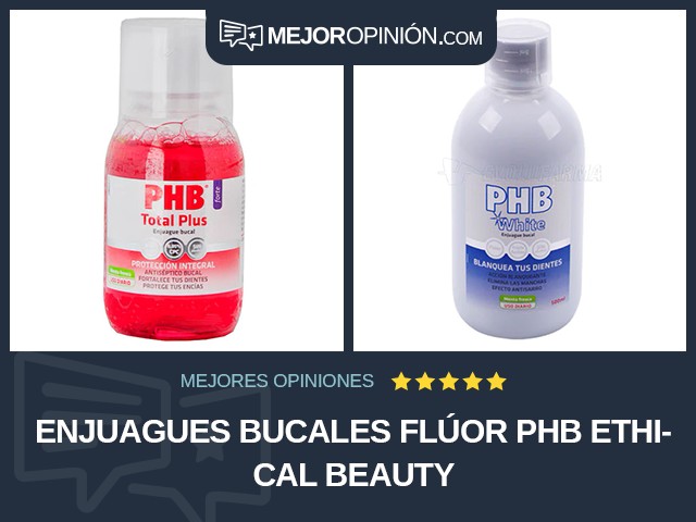 Enjuagues bucales Flúor PHB Ethical Beauty