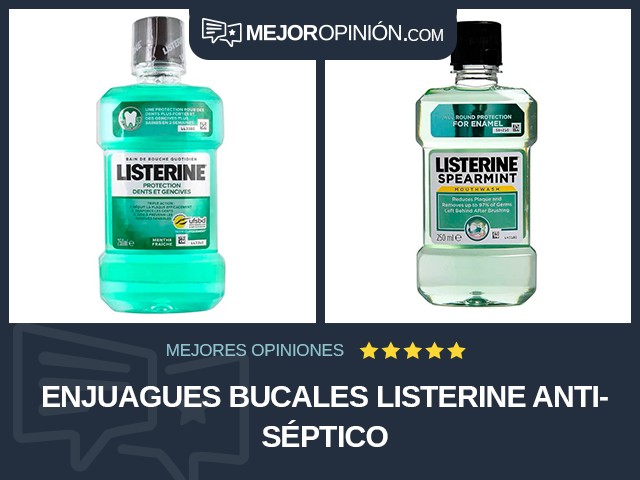 Enjuagues bucales Listerine Antiséptico