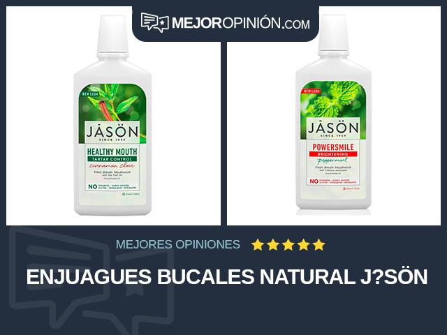 Enjuagues bucales Natural JĀSÖN